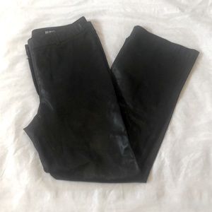 111 State Black Leather Pants